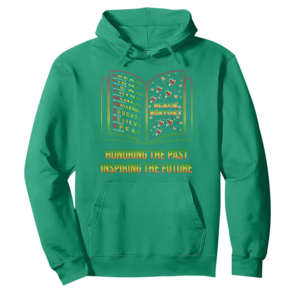 Black History Leaders Book Hoodie African American History For Teachers - African Pride