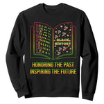 Black History Leaders Book Sweatshirt African American History For Teachers - African Pride