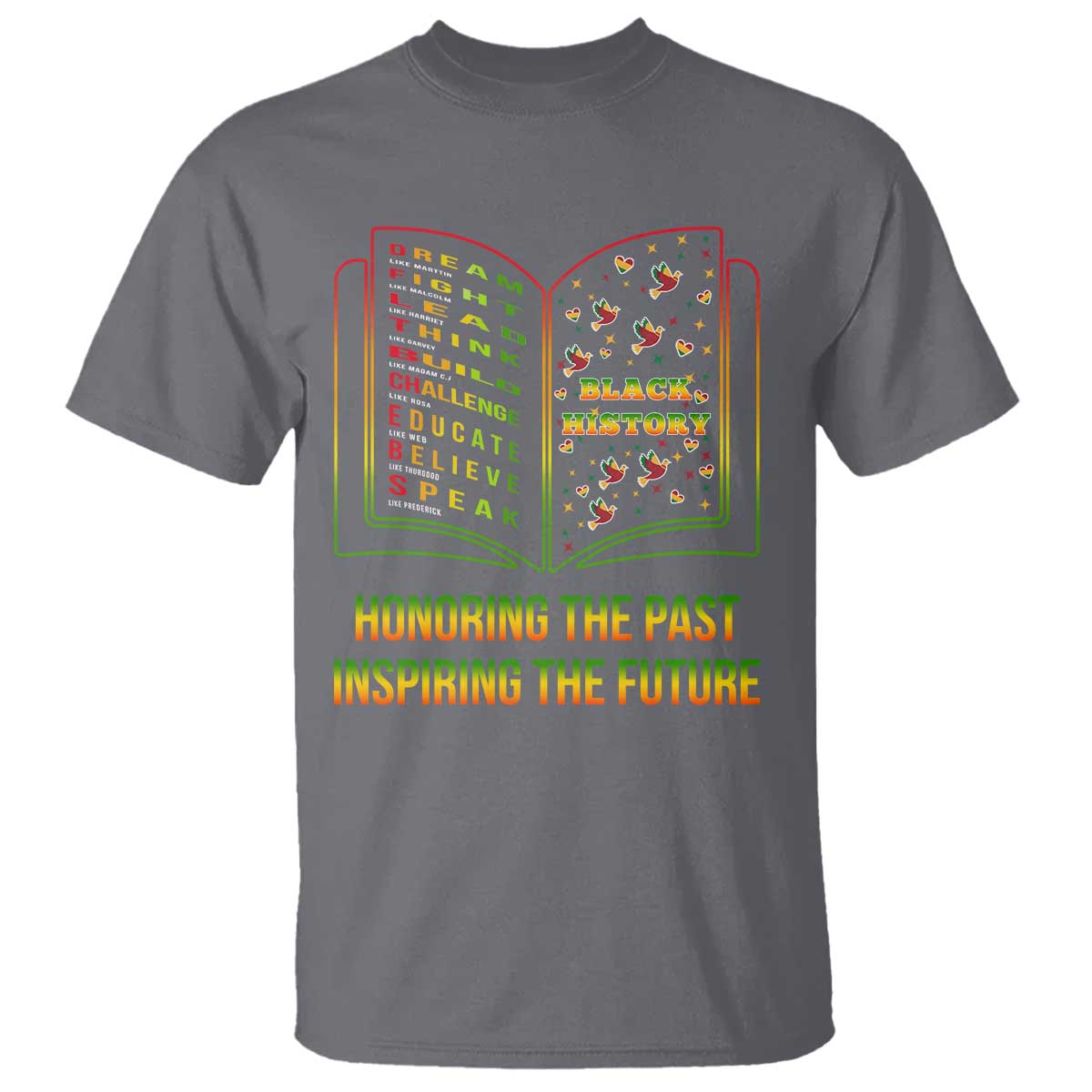 Black History Leaders Book T Shirt African American History For Teachers - African Pride