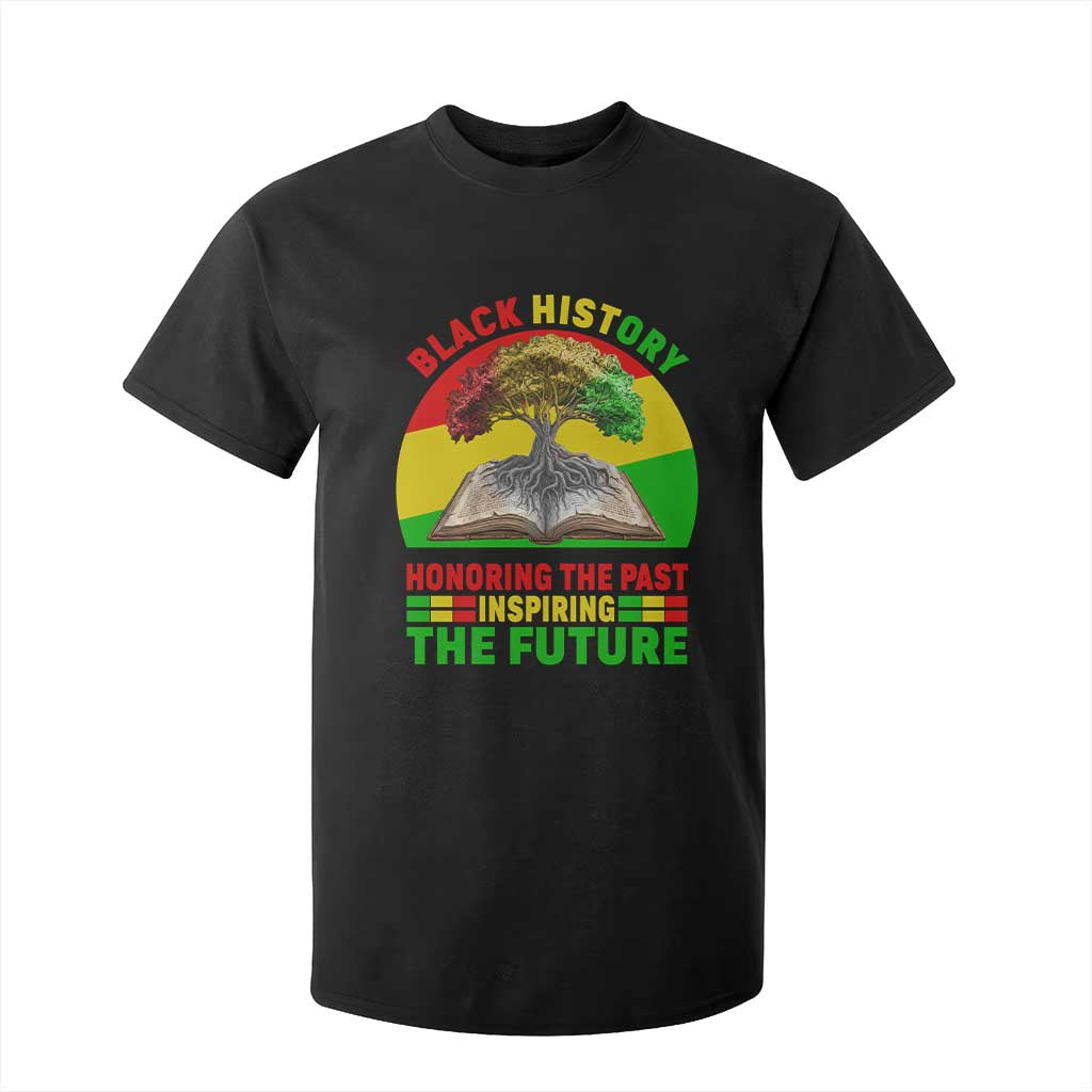 Black History Honoring The Past Inspiring The Future T Shirt For Kid African American Pride - African Pride