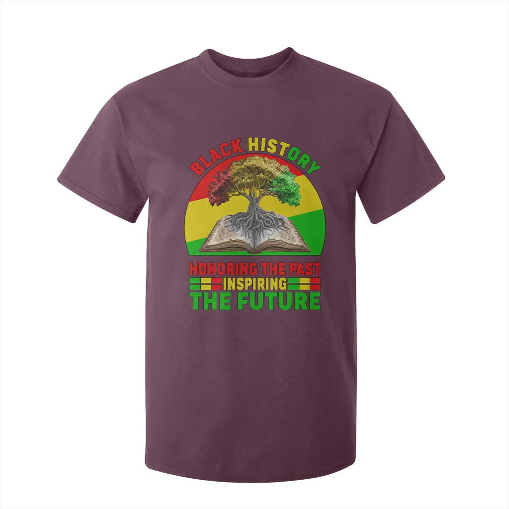 Black History Honoring The Past Inspiring The Future T Shirt For Kid African American Pride - African Pride