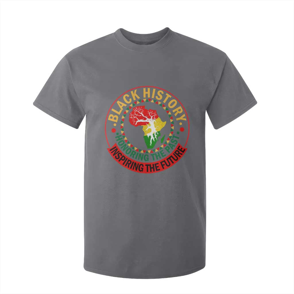 Inspiring The Future Honoring The Past T Shirt For Kid African American Heritage - African Pride