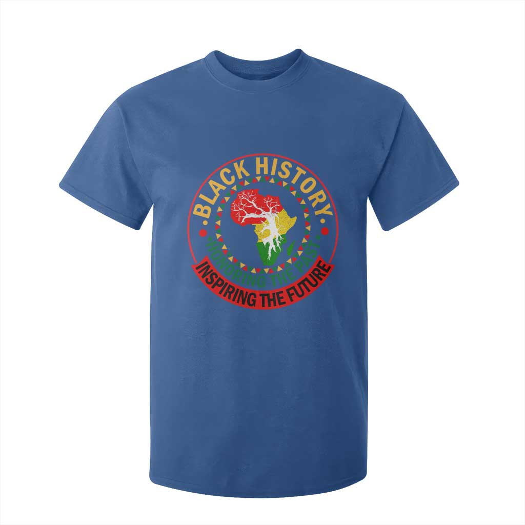 Inspiring The Future Honoring The Past T Shirt For Kid African American Heritage - African Pride