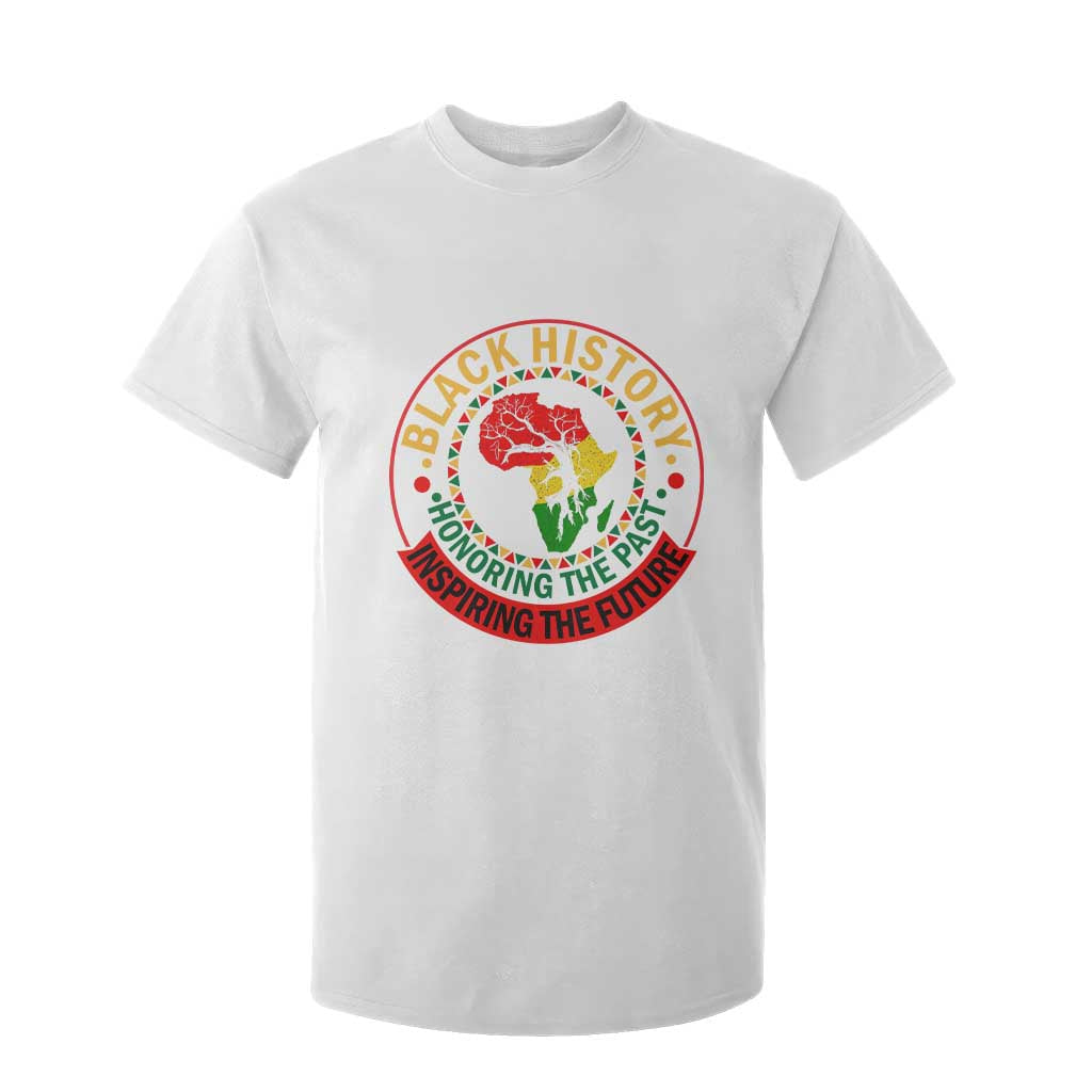 Inspiring The Future Honoring The Past T Shirt For Kid African American Heritage - African Pride