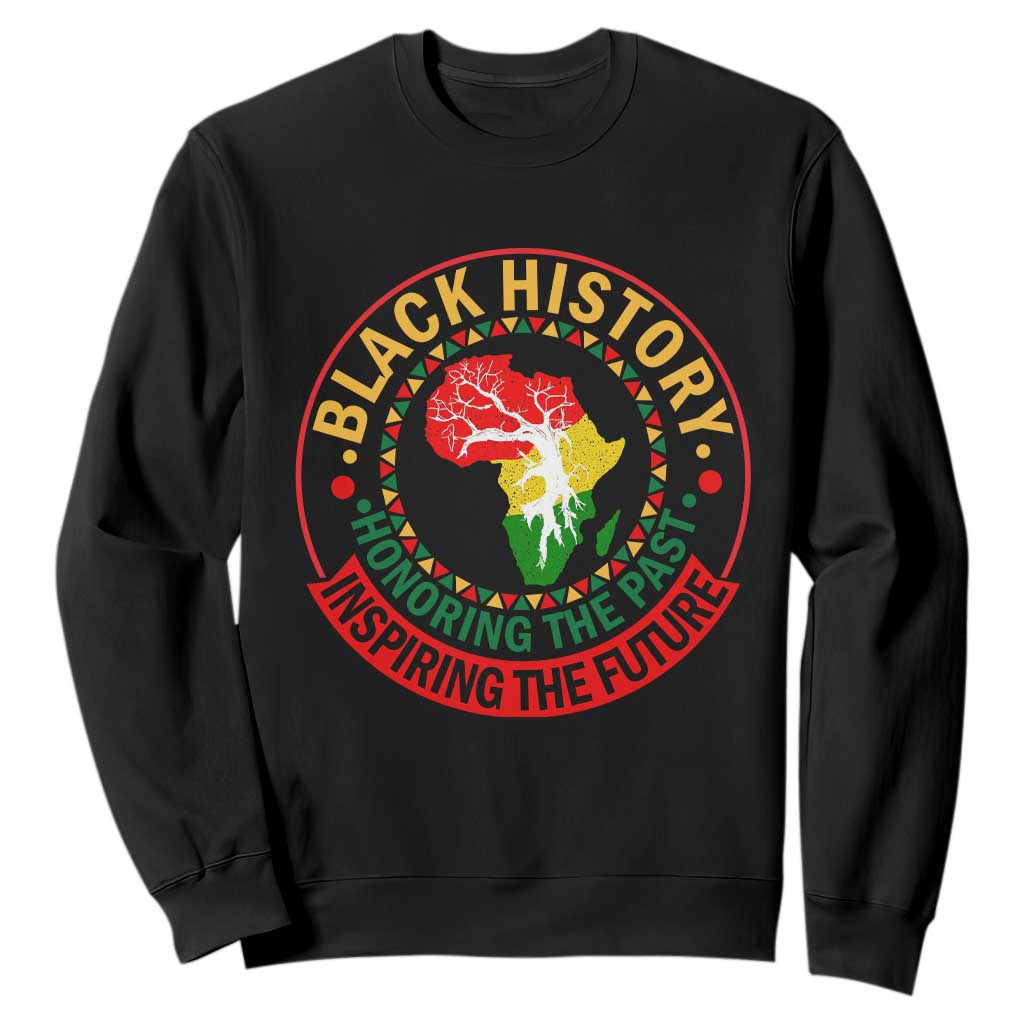 Inspiring The Future Honoring The Past Sweatshirt African American Heritage - African Pride