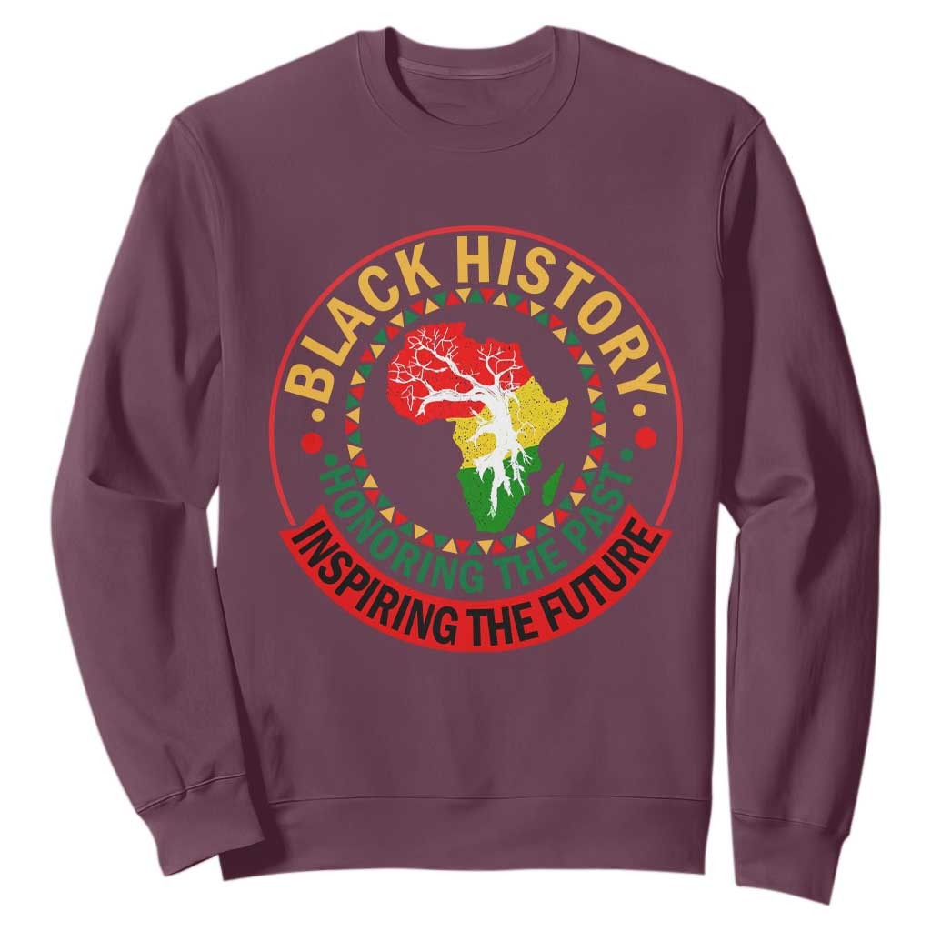 Inspiring The Future Honoring The Past Sweatshirt African American Heritage - African Pride