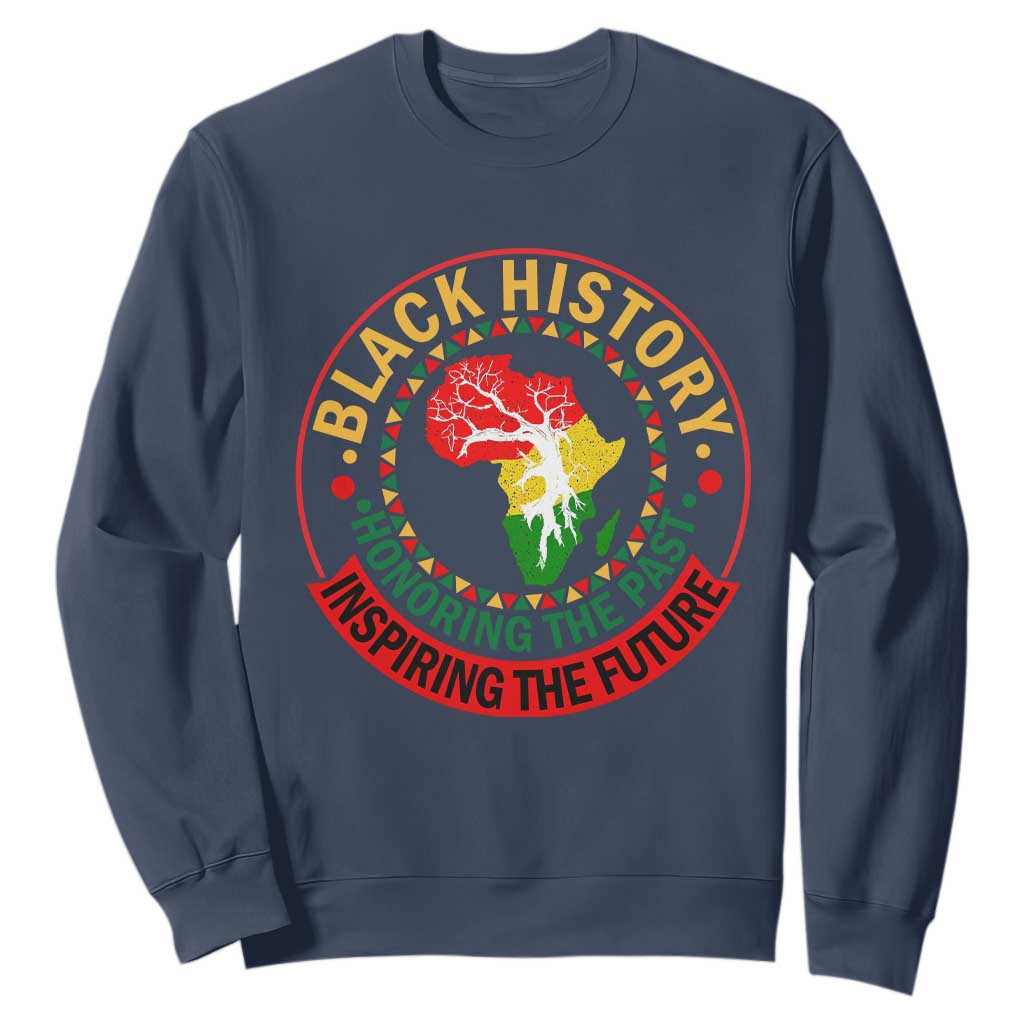 Inspiring The Future Honoring The Past Sweatshirt African American Heritage - African Pride
