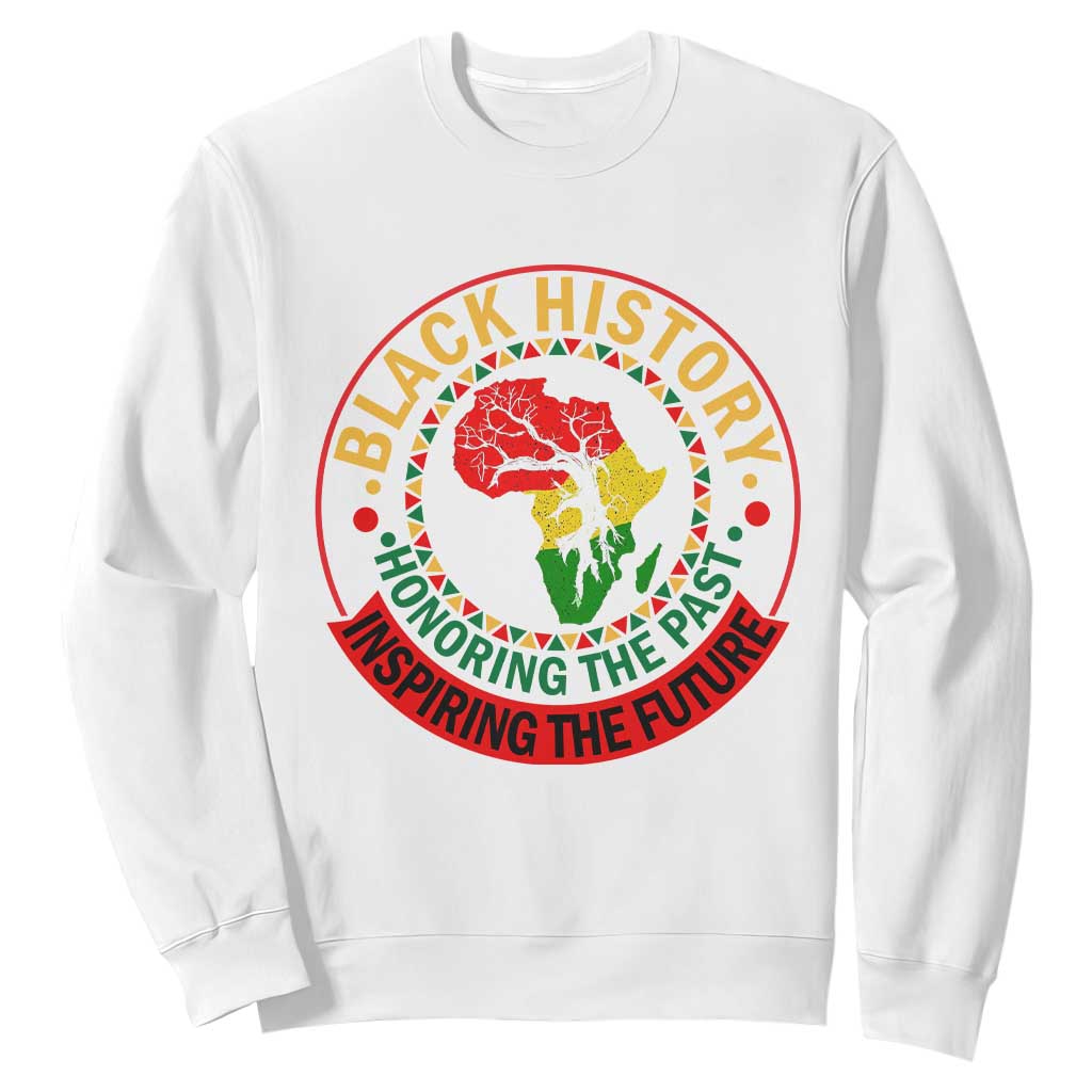 Inspiring The Future Honoring The Past Sweatshirt African American Heritage - African Pride