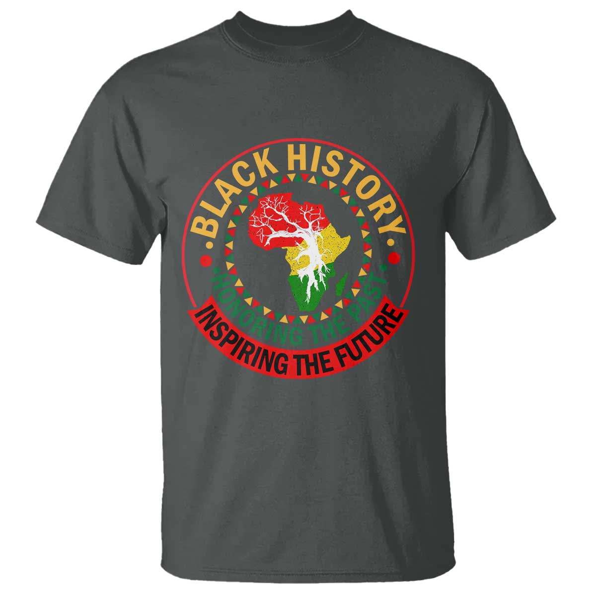 Inspiring The Future Honoring The Past T Shirt African American Heritage - African Pride