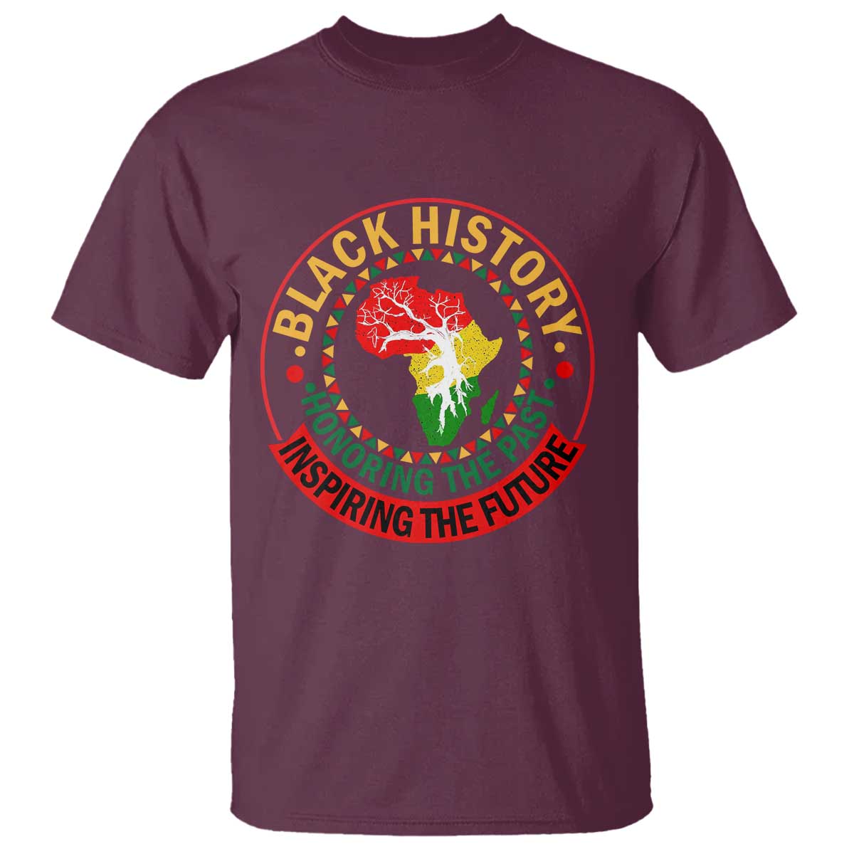 Inspiring The Future Honoring The Past T Shirt African American Heritage - African Pride