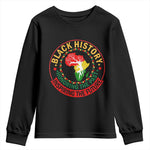 Inspiring The Future Honoring The Past Youth Sweatshirt African American Heritage - African Pride
