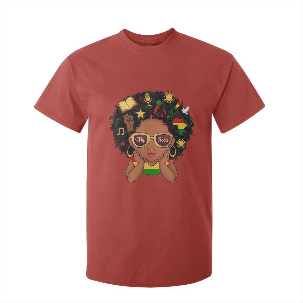 My Roots Black History Culture Pride T Shirt For Kid African American Heritage - African Pride