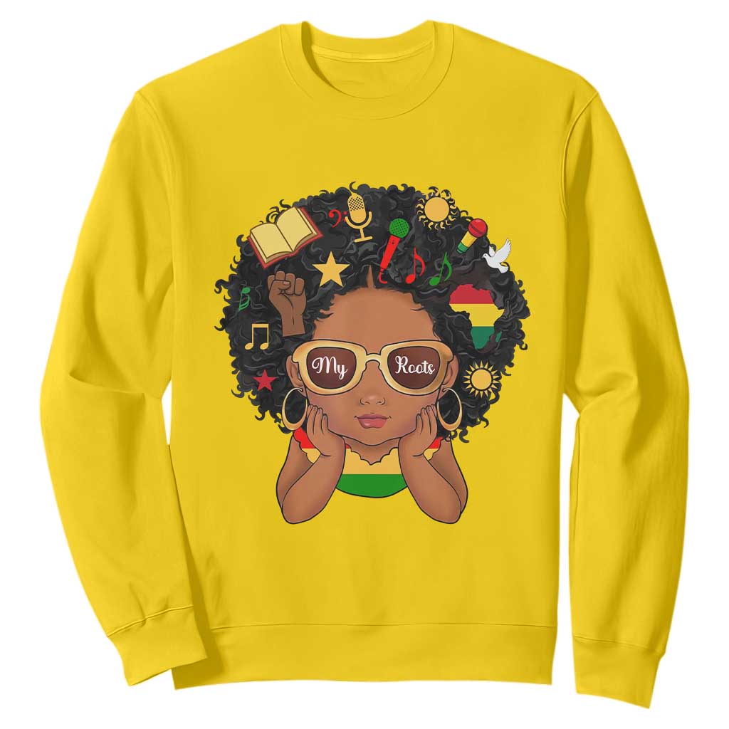 My Roots Black History Culture Pride Sweatshirt African American Heritage - African Pride