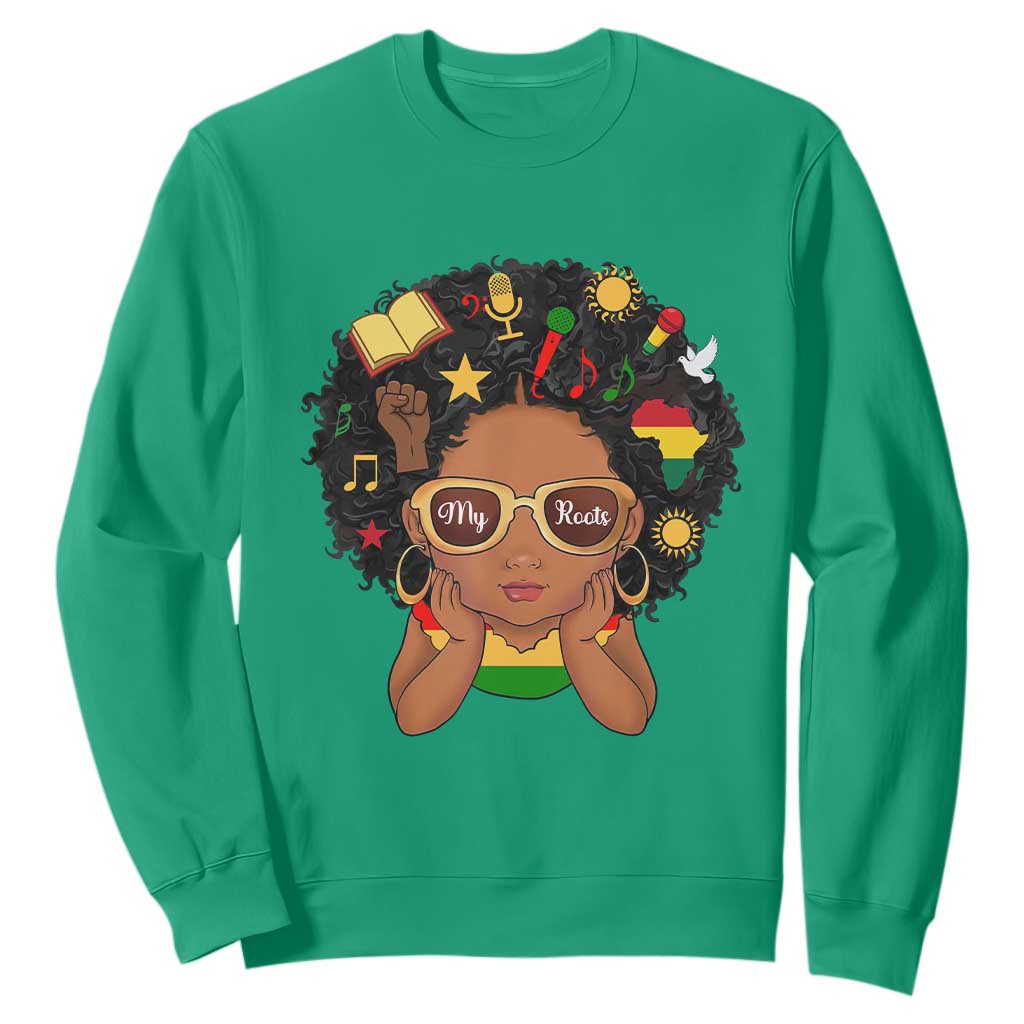 My Roots Black History Culture Pride Sweatshirt African American Heritage - African Pride