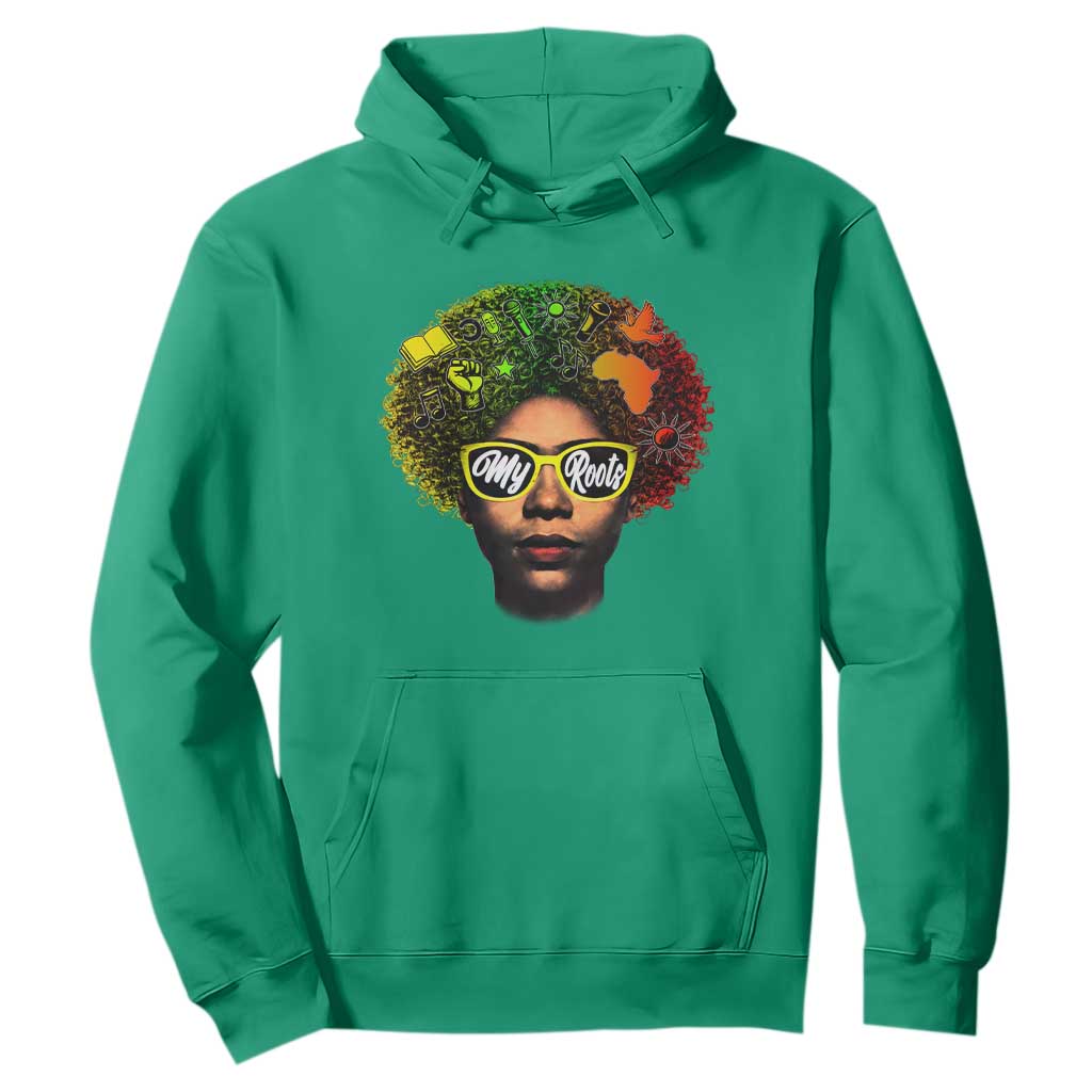 Black History Month Hoodie My Roots African American Pride Gift - African Pride