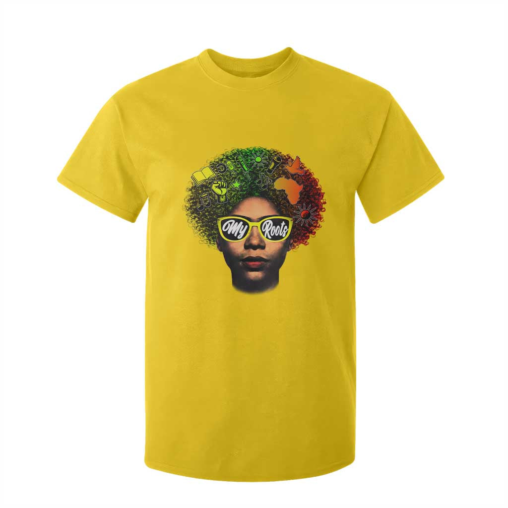 Black History Month T Shirt For Kid My Roots African American Pride Gift - African Pride