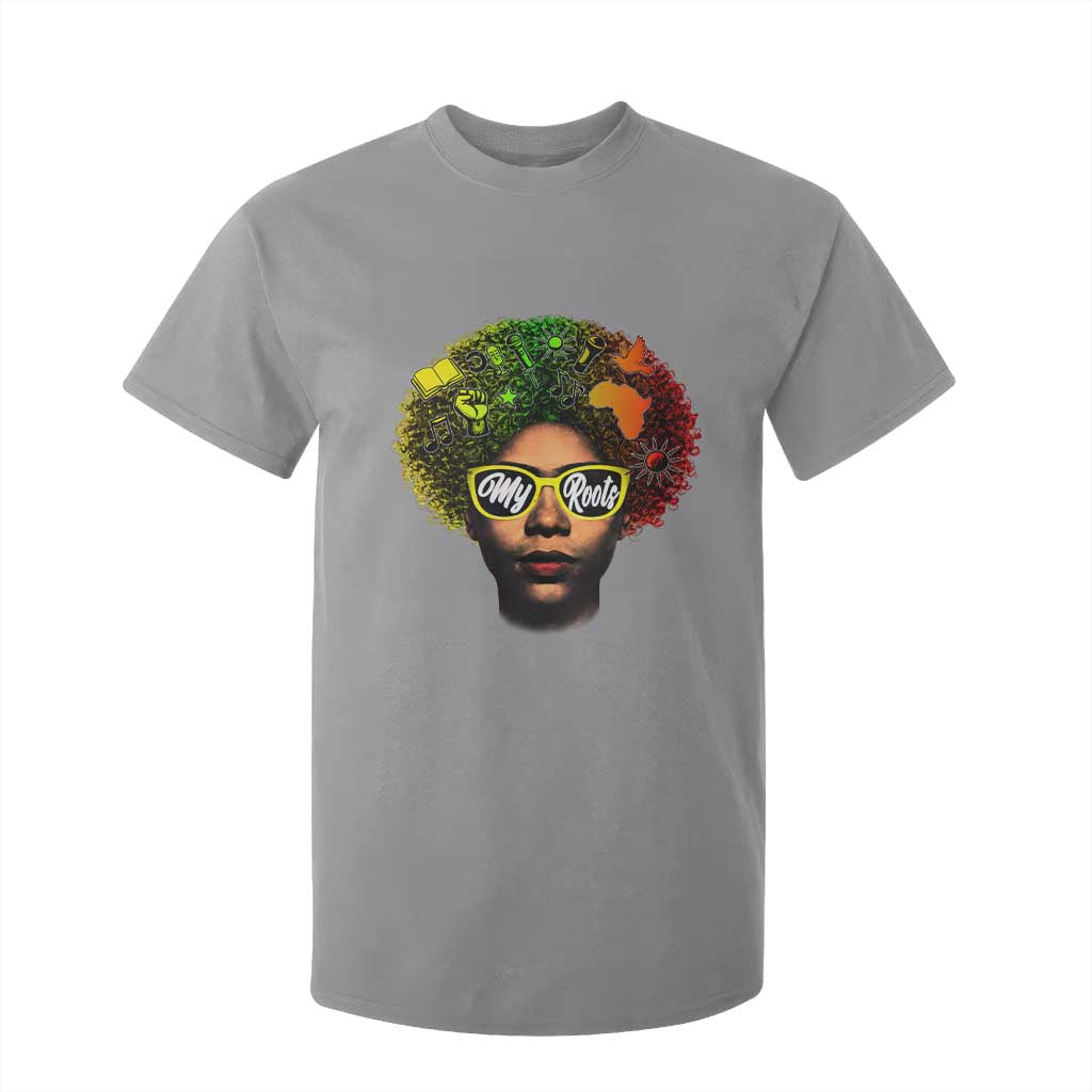 Black History Month T Shirt For Kid My Roots African American Pride Gift - African Pride