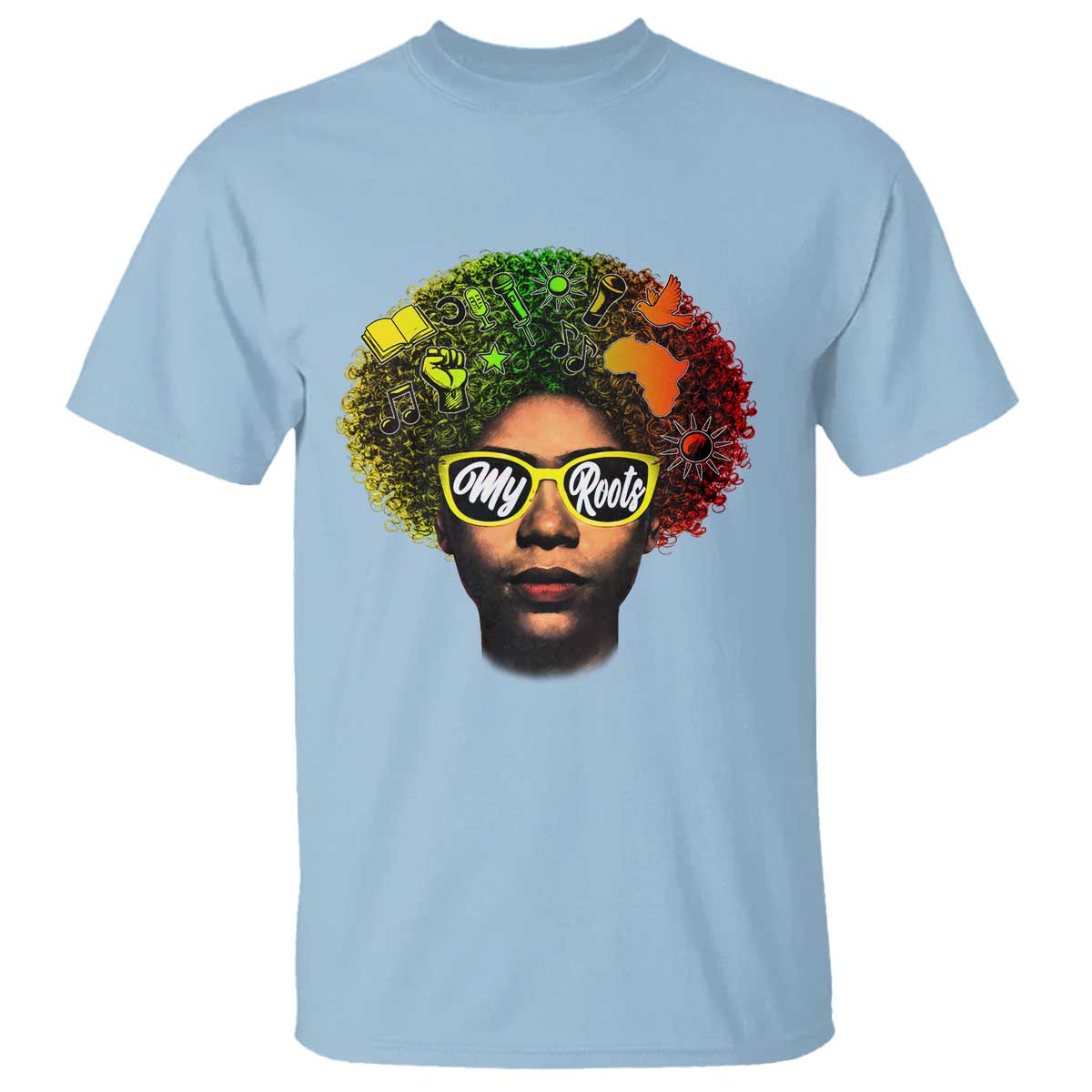 Black History Month T Shirt My Roots African American Pride Gift - African Pride