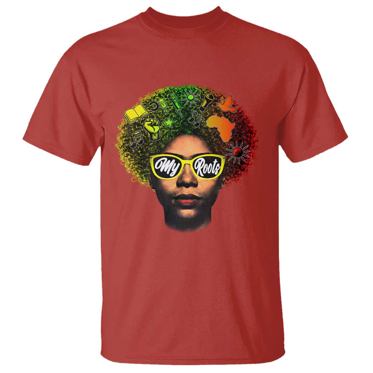 Black History Month T Shirt My Roots African American Pride Gift - African Pride