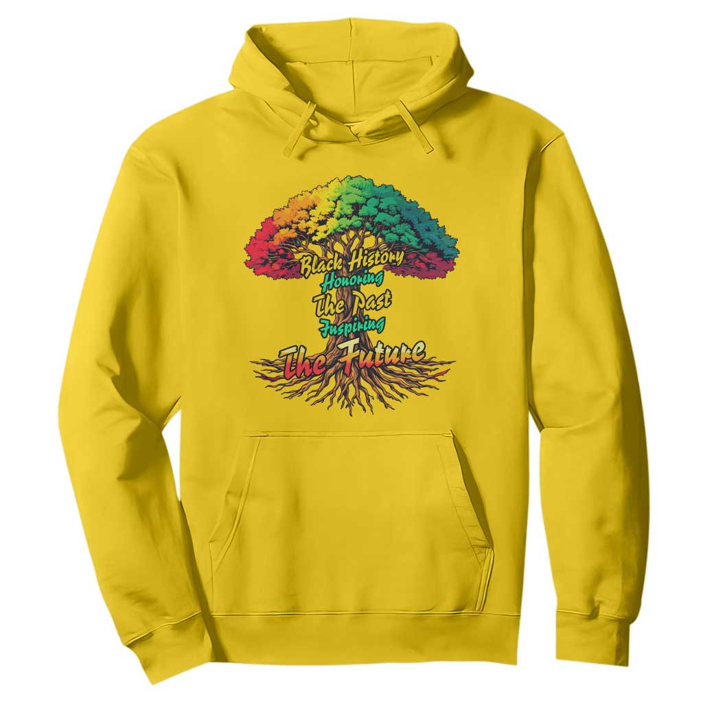 Black History Month Quote Hoodie Inspiring The Future Honoring The Past - African Pride