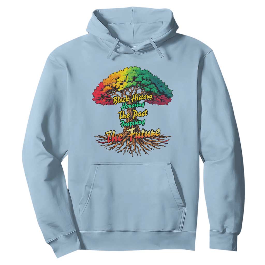 Black History Month Quote Hoodie Inspiring The Future Honoring The Past - African Pride