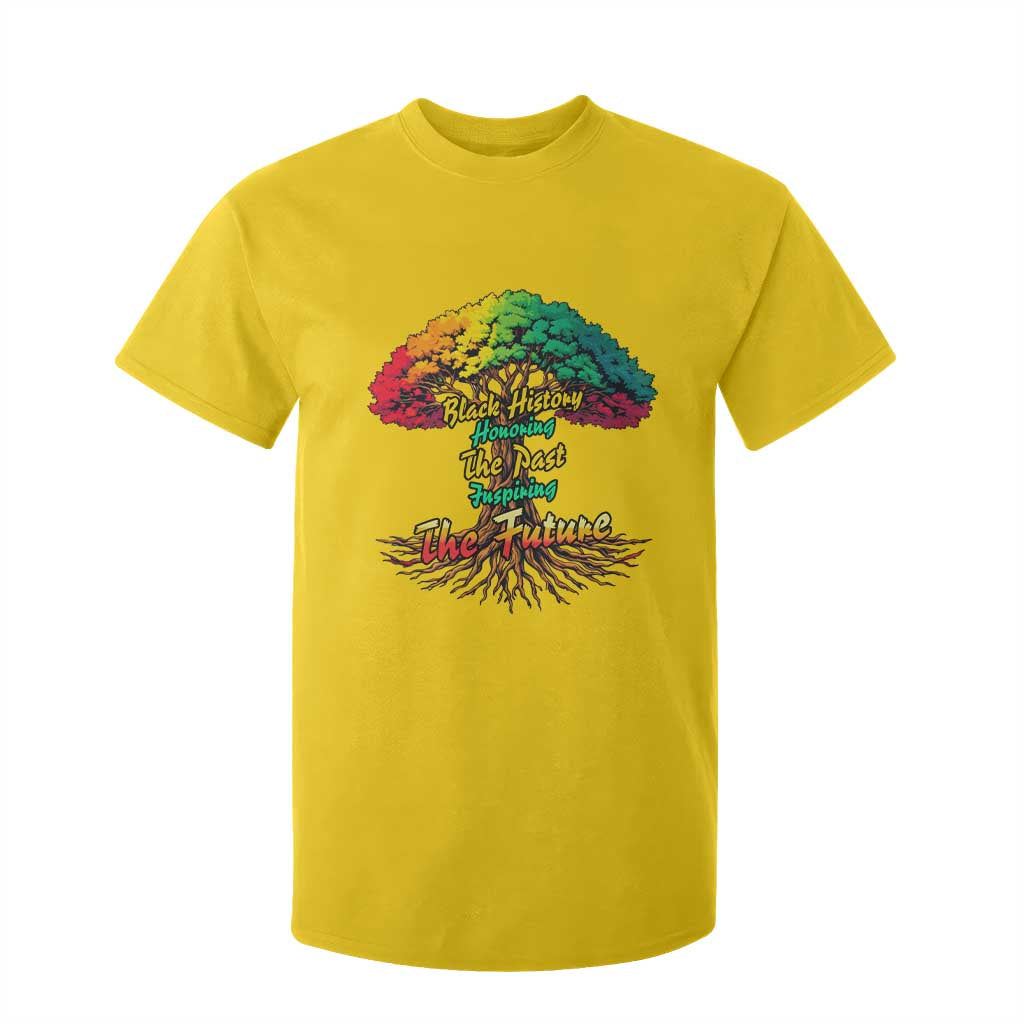 Black History Month Quote T Shirt For Kid Inspiring The Future Honoring The Past - African Pride