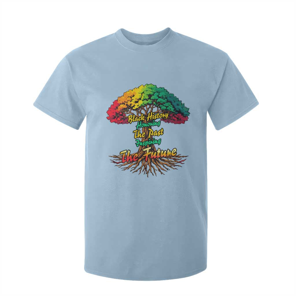 Black History Month Quote T Shirt For Kid Inspiring The Future Honoring The Past - African Pride