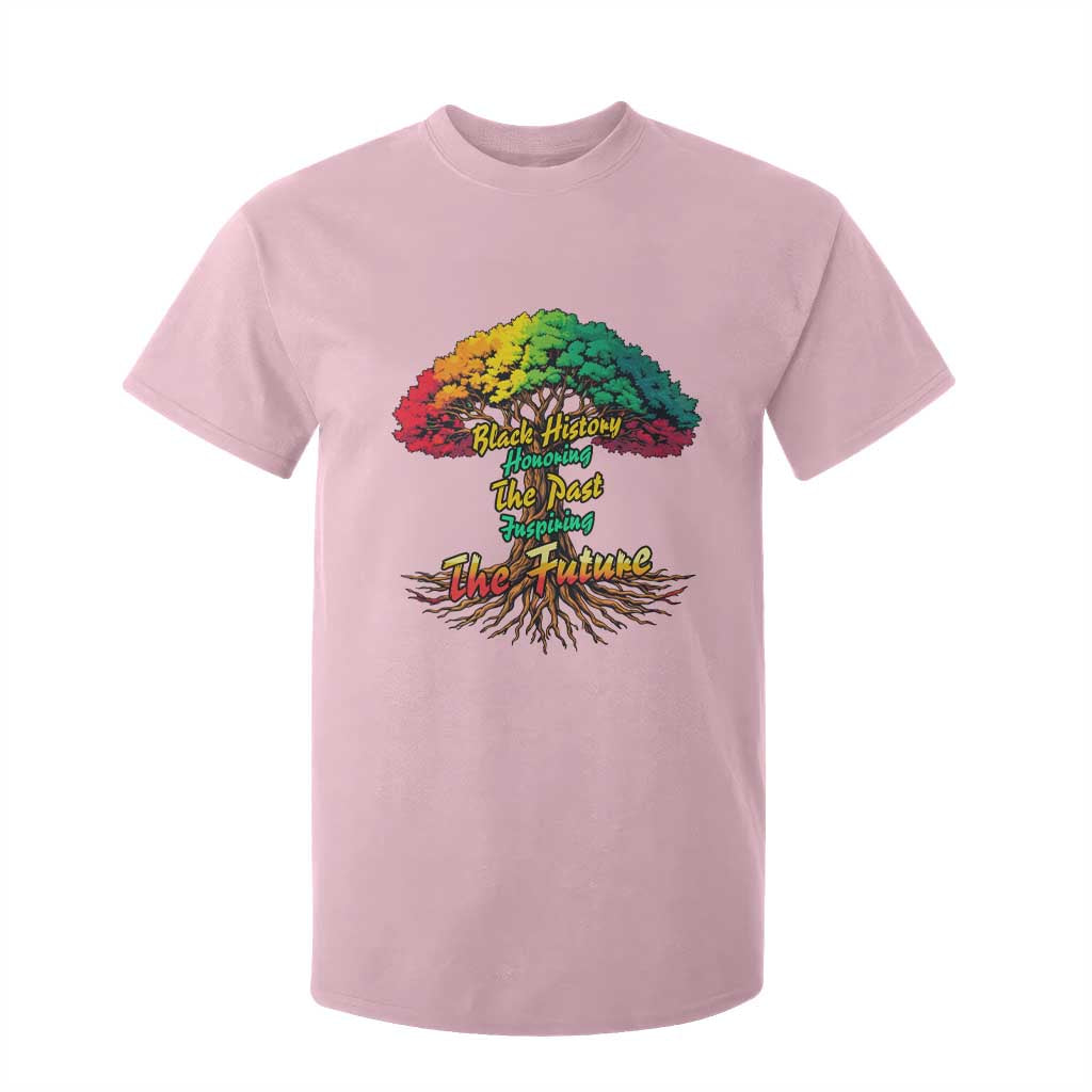 Black History Month Quote T Shirt For Kid Inspiring The Future Honoring The Past - African Pride