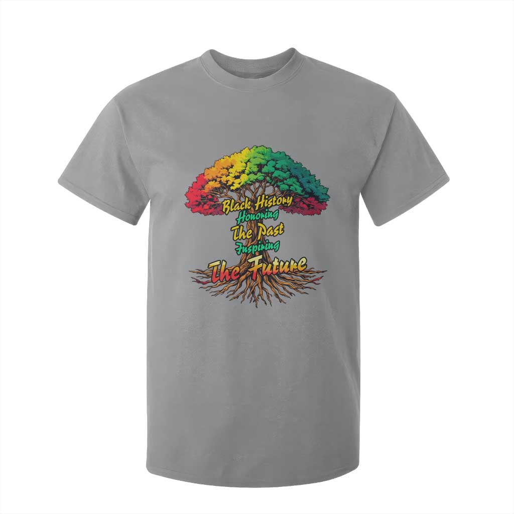 Black History Month Quote T Shirt For Kid Inspiring The Future Honoring The Past - African Pride