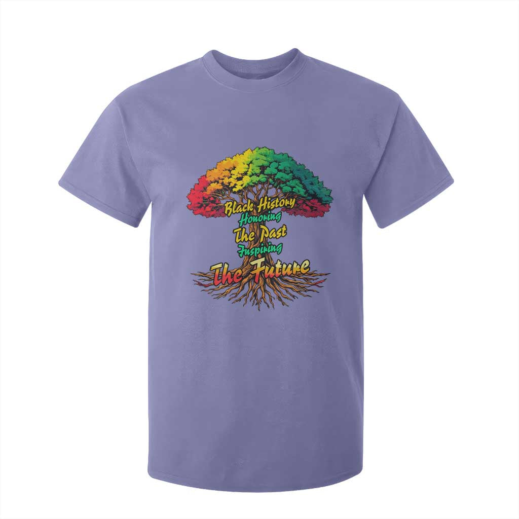 Black History Month Quote T Shirt For Kid Inspiring The Future Honoring The Past - African Pride