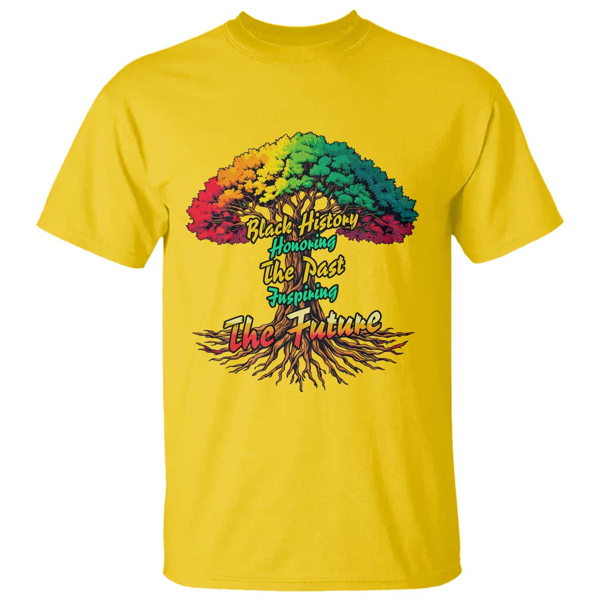 Black History Month Quote T Shirt Inspiring The Future Honoring The Past - African Pride