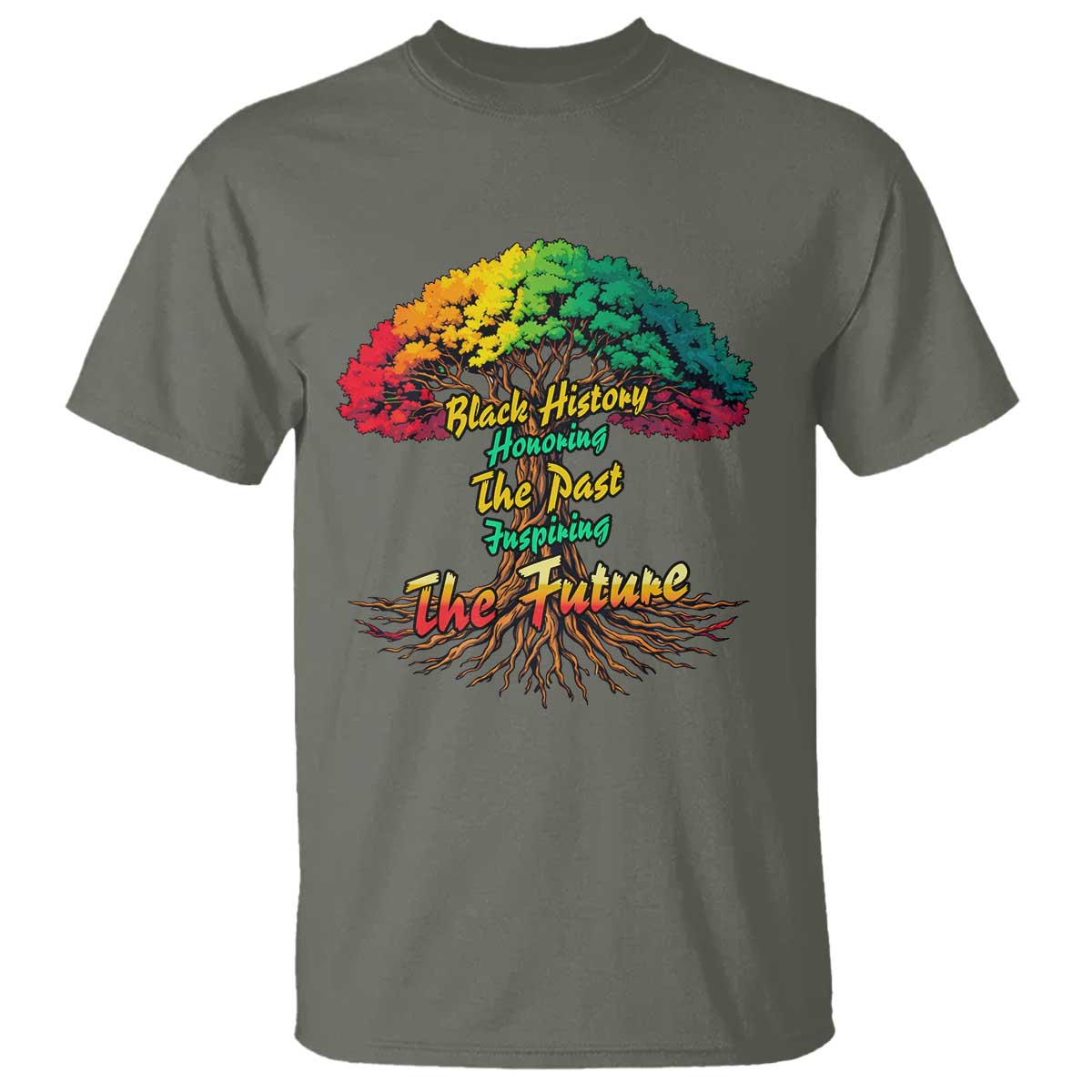 Black History Month Quote T Shirt Inspiring The Future Honoring The Past - African Pride