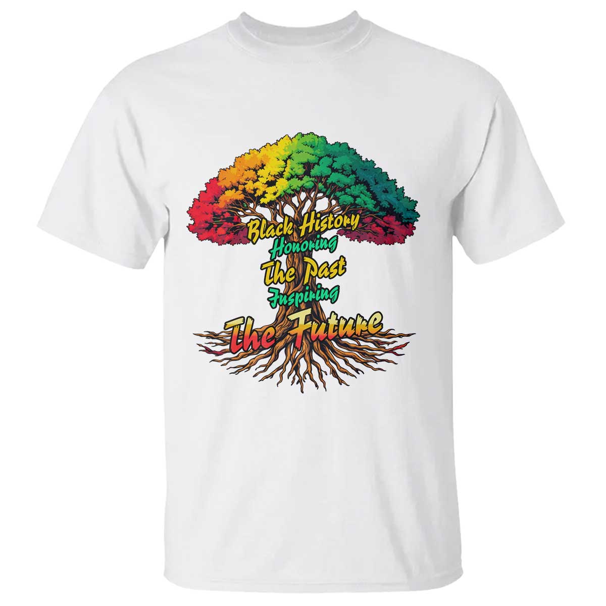 Black History Month Quote T Shirt Inspiring The Future Honoring The Past - African Pride