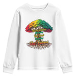 Black History Month Quote Youth Sweatshirt Inspiring The Future Honoring The Past - African Pride