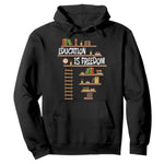 Education Is Freedom Hoodie African American History Africa Map Books - African Pride