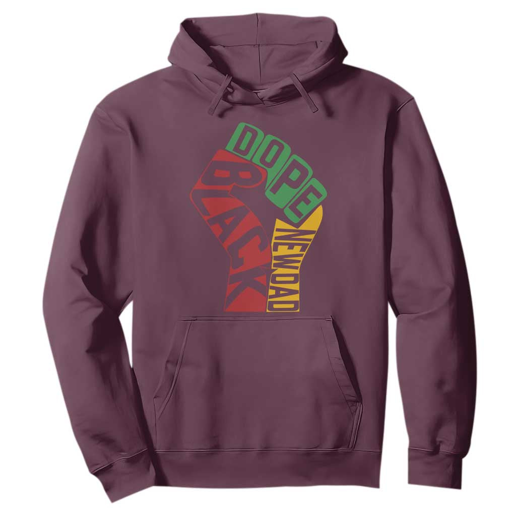 First Fathers Day Black Dad Hoodie New Dad Gift
