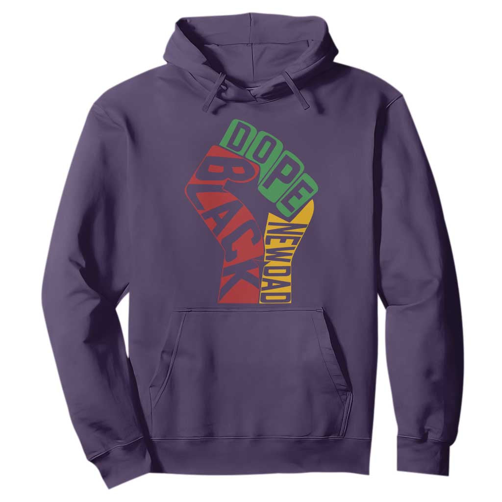 First Fathers Day Black Dad Hoodie New Dad Gift