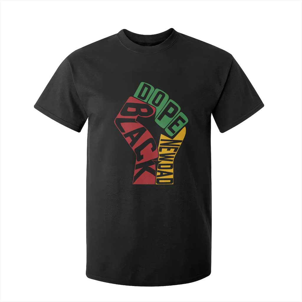 First Fathers Day Black Dad T Shirt For Kid New Dad Gift