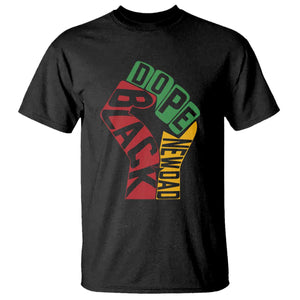First Fathers Day Black Dad T Shirt New Dad Gift