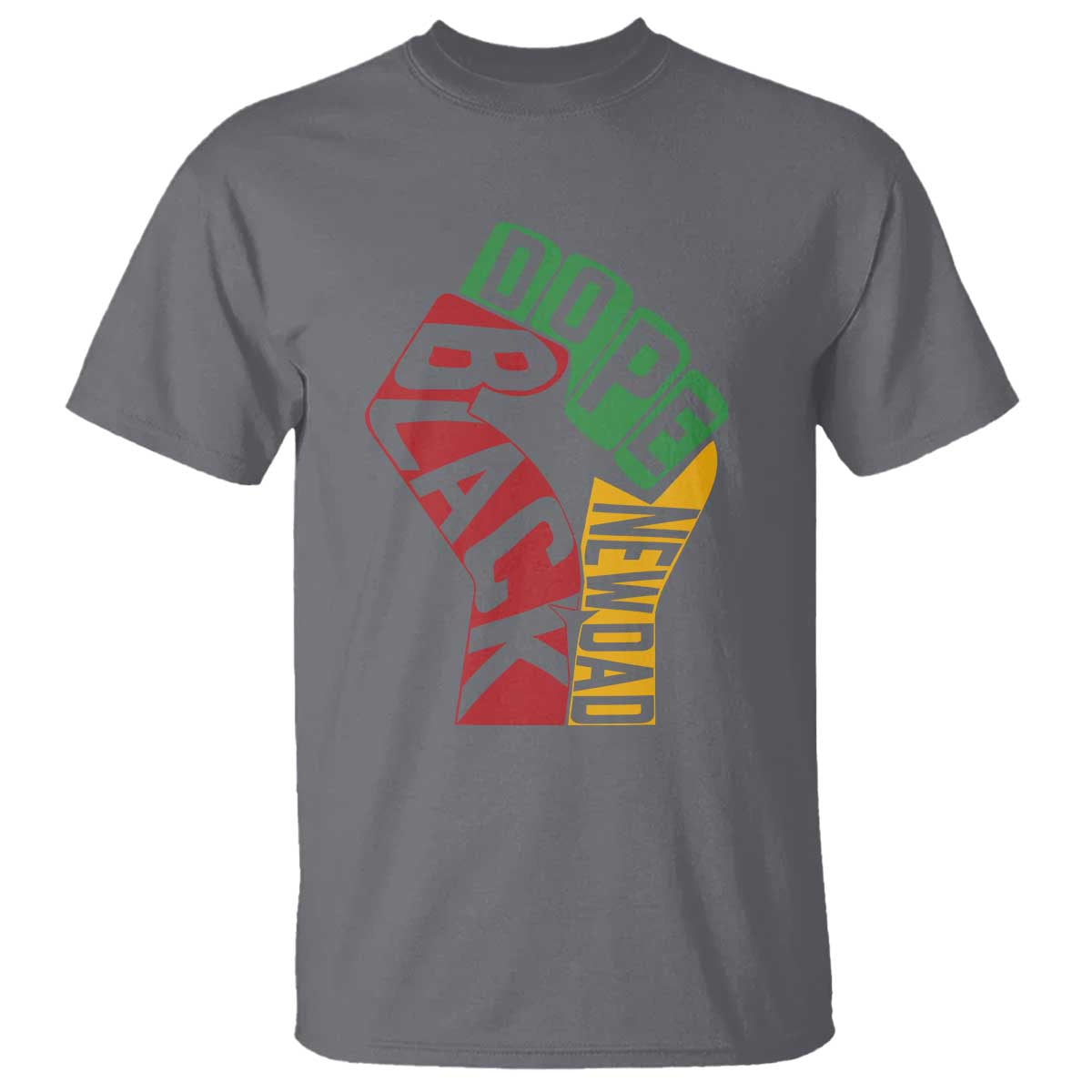 First Fathers Day Black Dad T Shirt New Dad Gift
