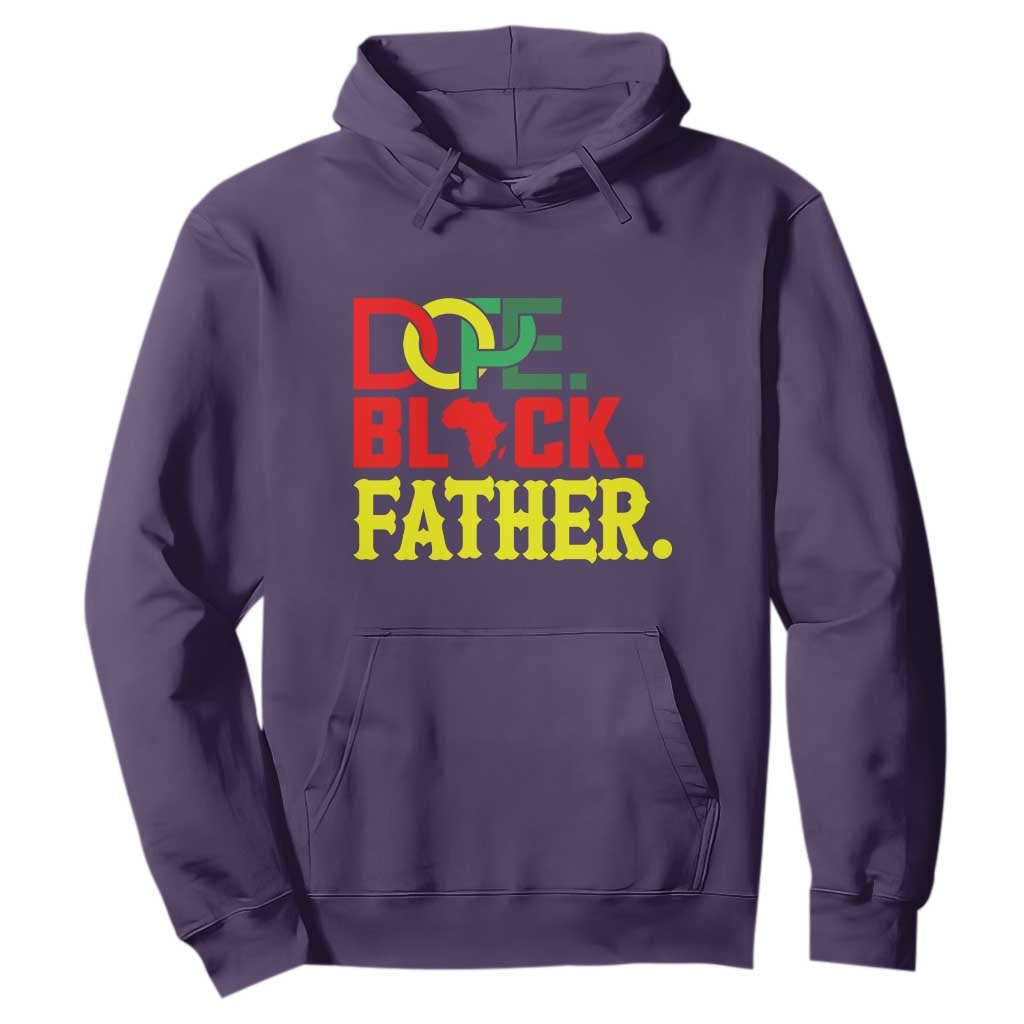 Dope Black Father Hoodie Proud Black Father Gift