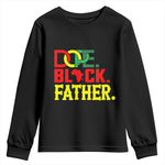 Dope Black Father Youth Sweatshirt Proud Black Father Gift
