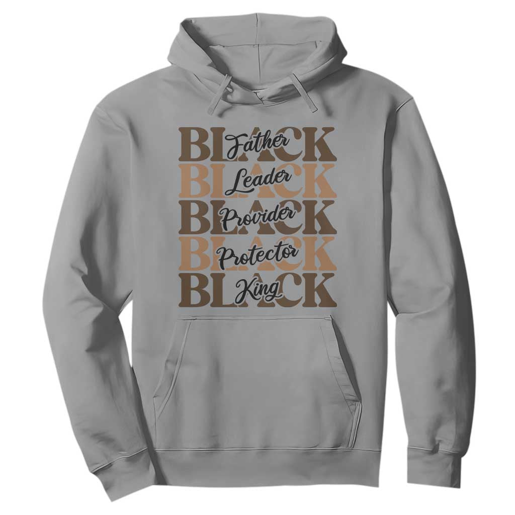 Father Leader Provider Protector King Hoodie Proud Black Dad Gift