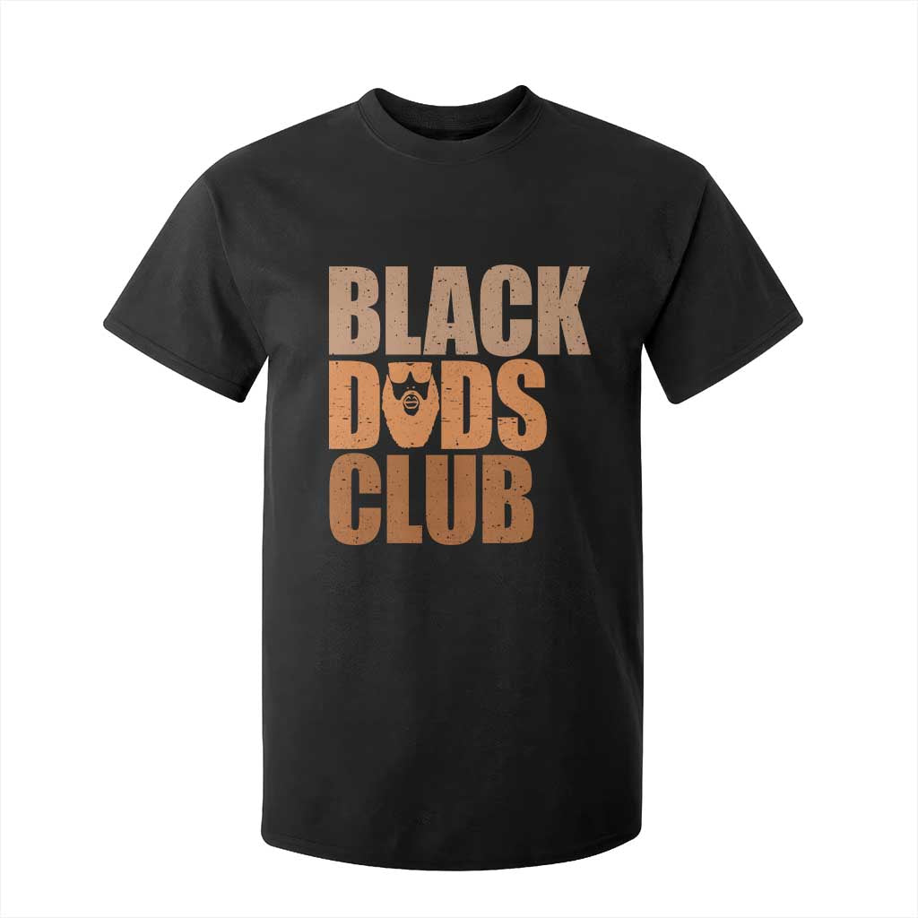 Black Dads Club T Shirt For Kid African American Fathers Day Gift