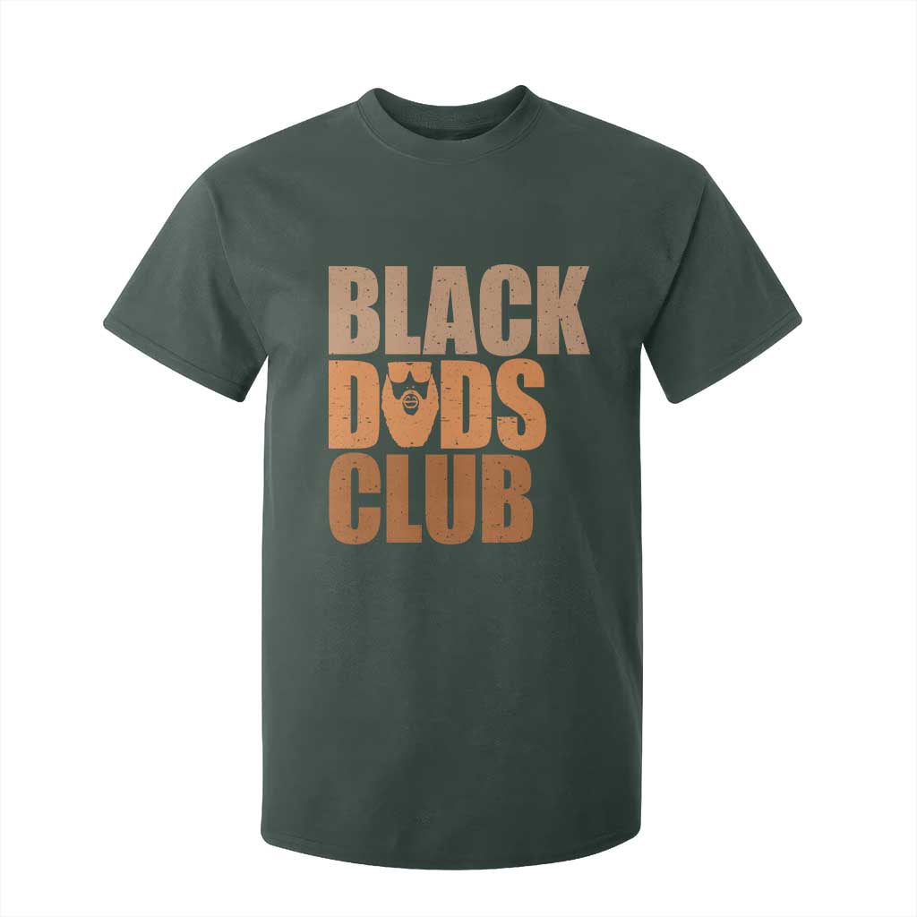 Black Dads Club T Shirt For Kid African American Fathers Day Gift