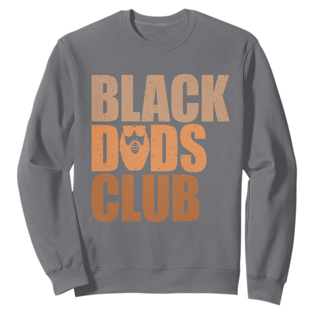 Black Dads Club Sweatshirt African American Fathers Day Gift