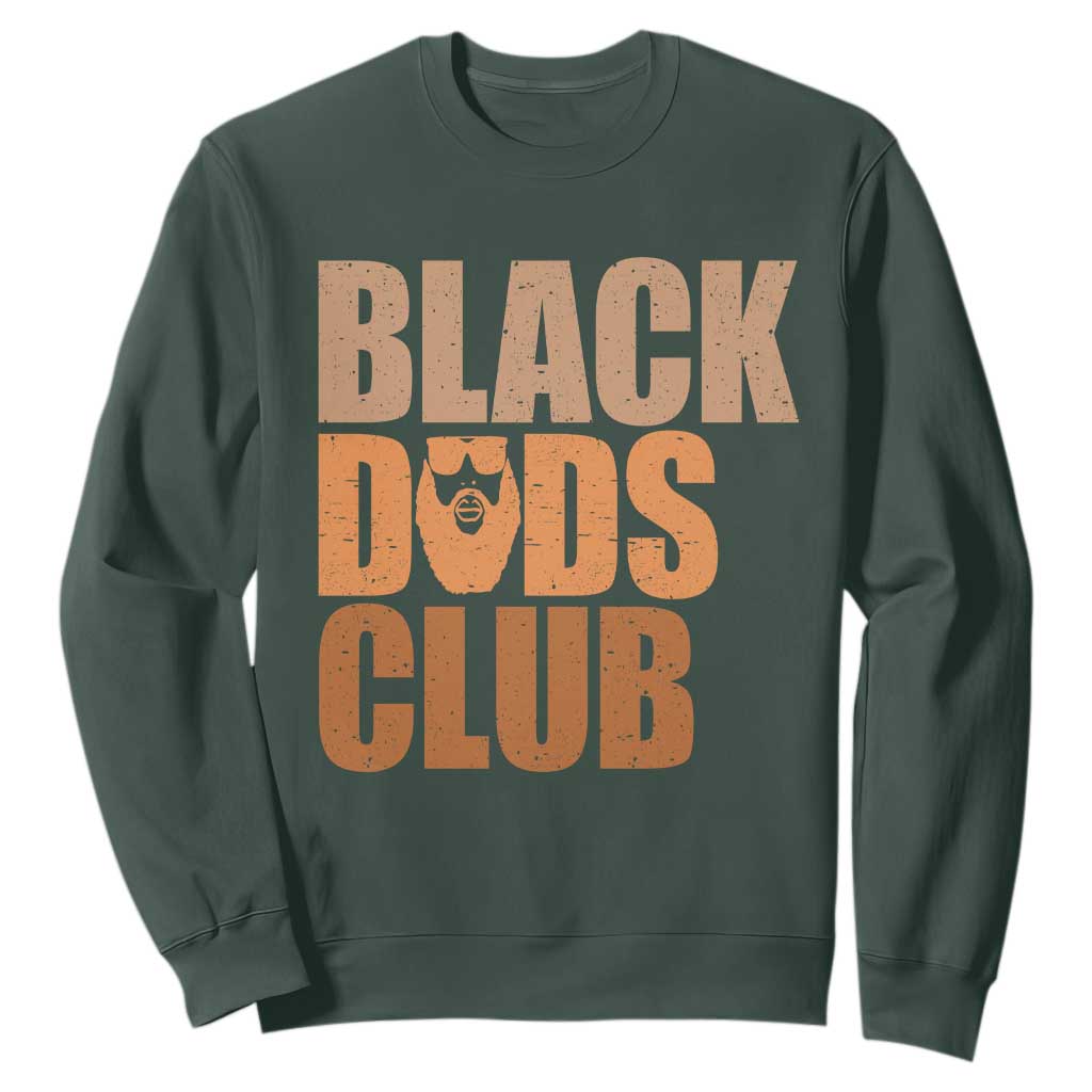 Black Dads Club Sweatshirt African American Fathers Day Gift