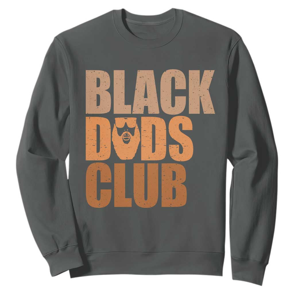 Black Dads Club Sweatshirt African American Fathers Day Gift