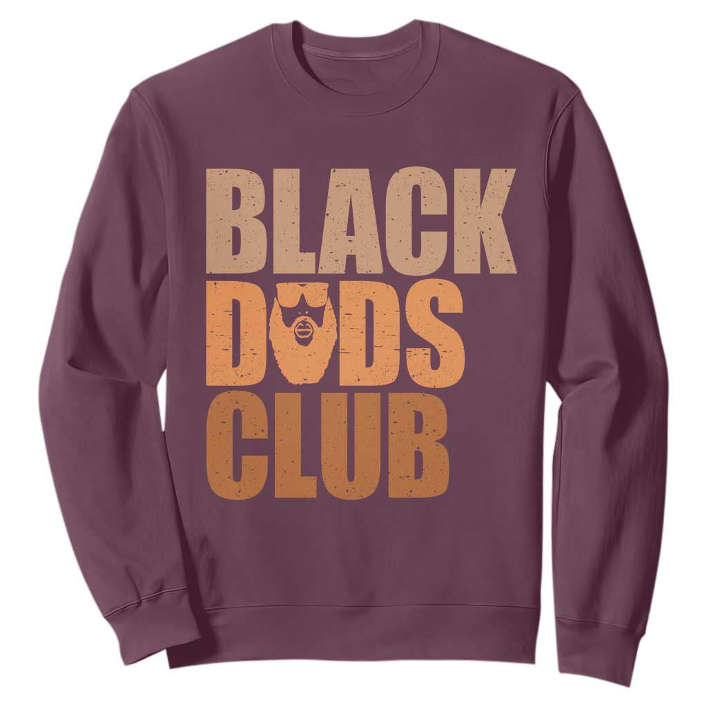Black Dads Club Sweatshirt African American Fathers Day Gift