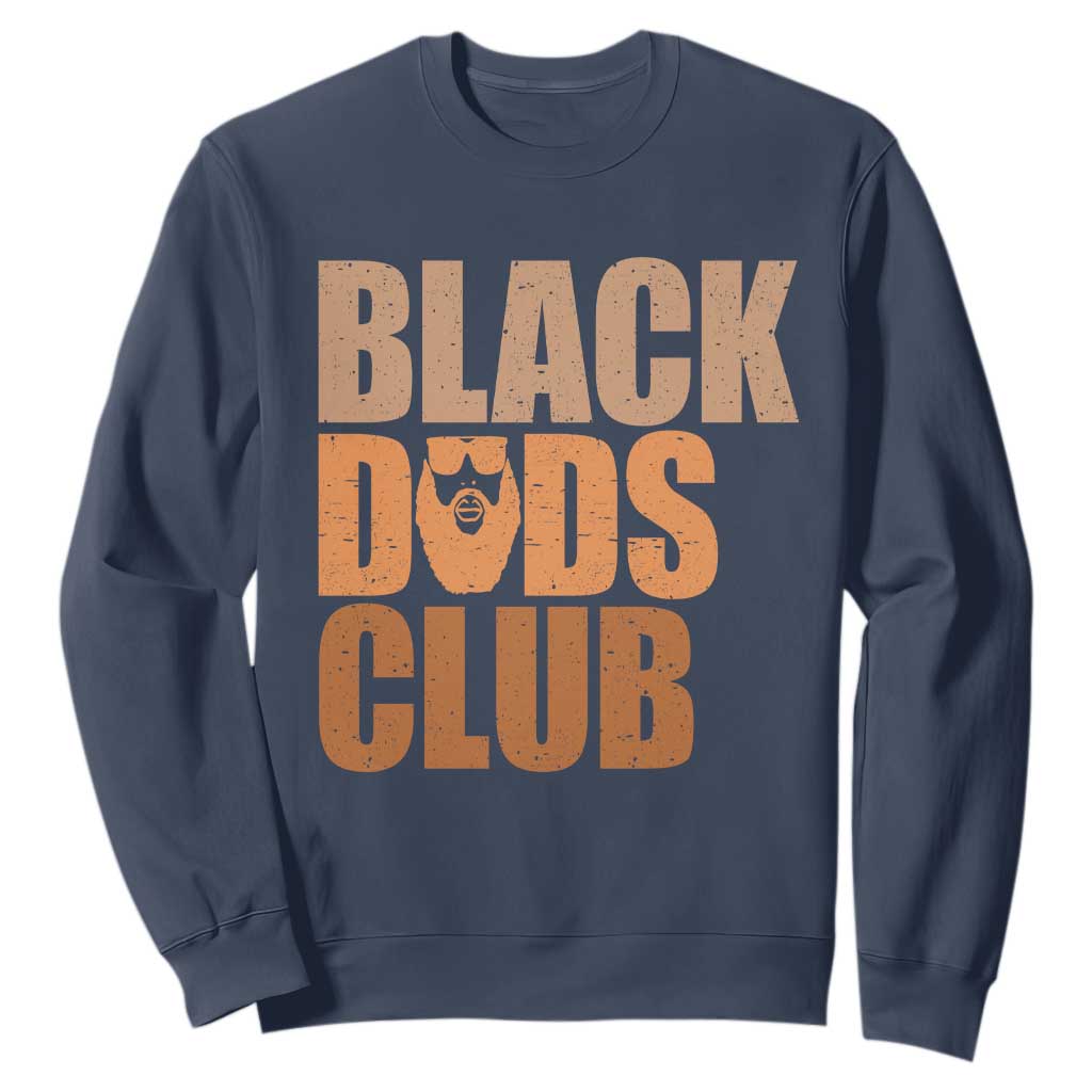 Black Dads Club Sweatshirt African American Fathers Day Gift